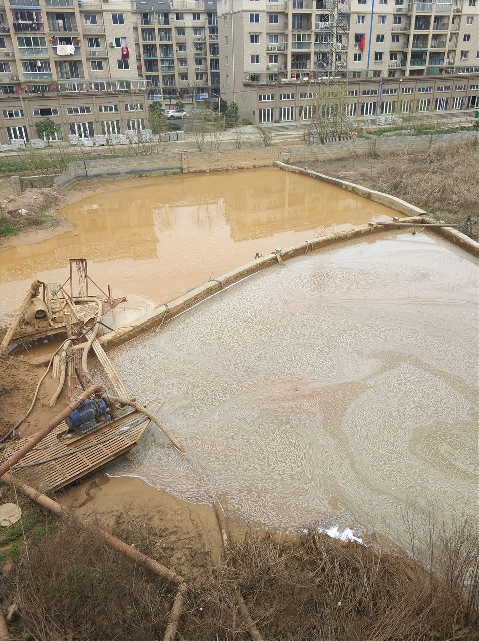 渔薪镇沉淀池淤泥清理-厂区废水池淤泥清淤